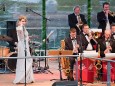 Susanne Rader und die Swing Time Big Band bei der Bergwelle 2010