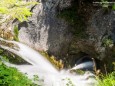 Blick vom Weg hinunter - Wanderung zum Trefflingfall im Naturpark Ötscher-Tormäuer