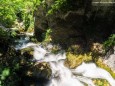 Blick von der Brücke hinunter - Wanderung zum Trefflingfall im Naturpark Ötscher-Tormäuer