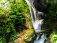 Blick von der Brücke hinauf - Wanderung zum Trefflingfall im Naturpark Ötscher-Tormäuer