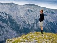 Sogar Handyempfang am Hochtürnach - Im Hintergrund der Hochschwab