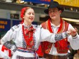 Volkstanz-Folklore Gruppen aus Rumänien und Kroatien in Mariazell.