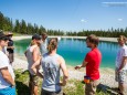 WakeAlps- Wakeboarding am Kristallsee der Mariazeller Bürgeralpe - Fotos vom ersten Testlauf