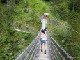 Hängebrücke über die Salza