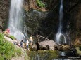 Wasserfall in der Wasserlochklamm in Palfau