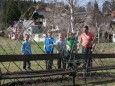 Weidenbau Workshop in Mitterbach für die VolksschülerInnen mit Johanna Digruber, Siegfried Grössbacher und Landschaftsplaner Alois Graf