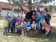 Weidenbau Workshop in Mitterbach für die VolksschülerInnen mit Johanna Digruber, Siegfried Grössbacher und Landschaftsplaner Alois Graf