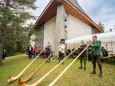 Mariazeller Alphornbläser - Weisenblasen am Hubertussee in der  Walstern 2013