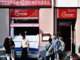 Präsentation von Olivenöl, Kaffee und selbstgemachten Eis in der Gelateria Zucchero, Familie Contini, Mariazell