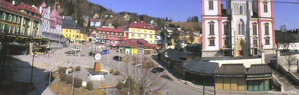 Webcam Mariazell - Hauptplatz mit Basilika