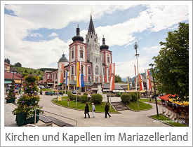 Kirchen und Kapellen im Mariazellerland