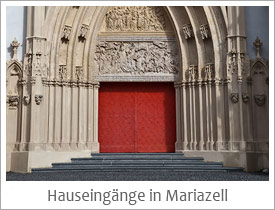 Hauseingänge in Mariazell