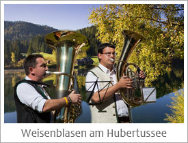 Weisenblasen am Hubertussee in der Walstern