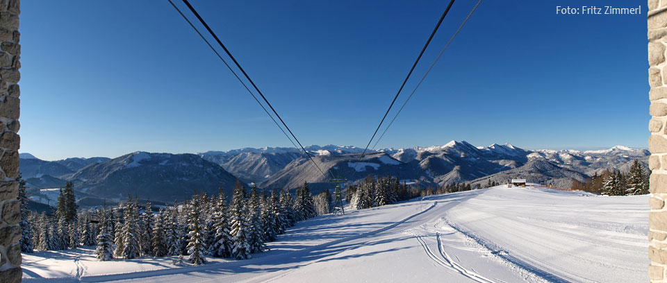 Seilbahnbergstation Ausblick Bürgeralpe. Foto Fritz Zimmerl 27.1.2012 Seilbahnbergstation Ausblick Bürgeralpe. Foto Fritz Zimmerl 27.1.2012