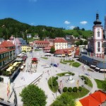 Hauptplatz Mariazell mit Basilika