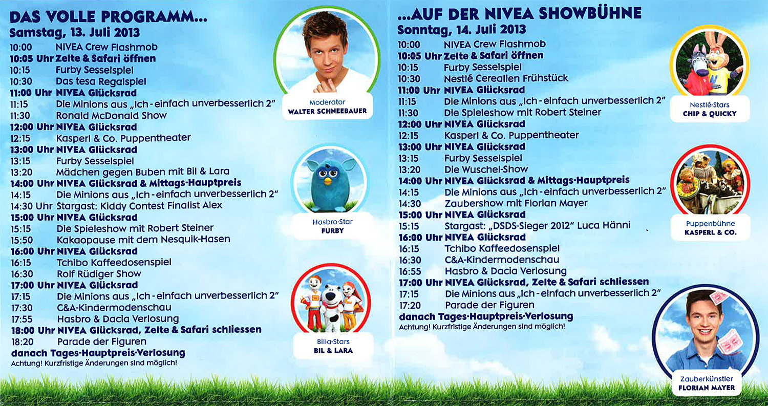 Nivea-Fest-Programm