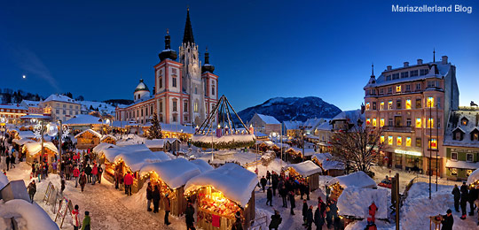 Mariazell-Advent-Panorama-Blaue-Stunde