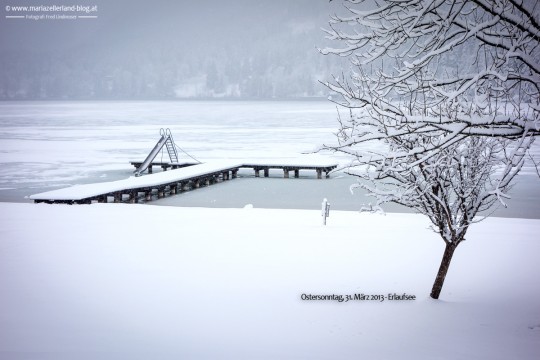 Ostersonntag-2013-Erlaufsee-Schnee