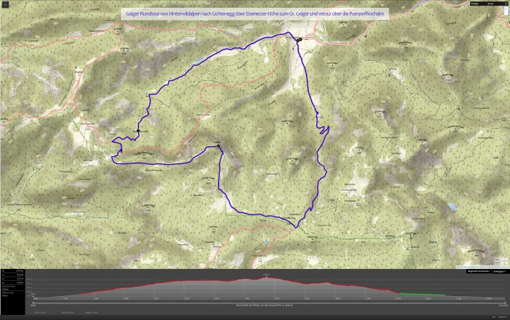 Geiger-Outdooractiv-Route