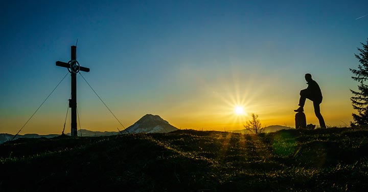 Hochstadelberg-Sonnenuntergang