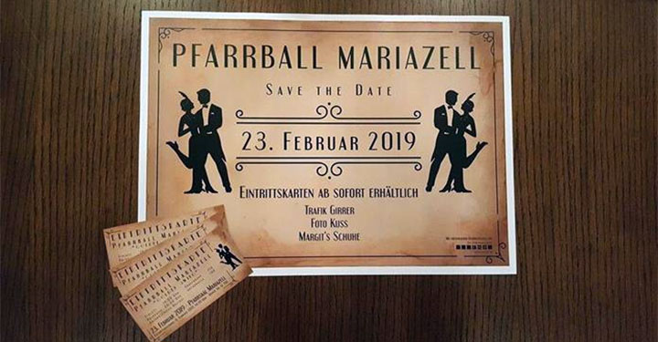 Termintipp: Pfarrball Mariazell 2019