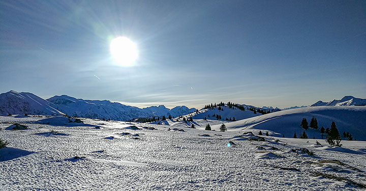 Bild der Woche:  Winter auf der Zeller Staritzen