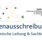 Stellenausschreibungen: Gowi Käufmännische Leitung & Sachbearbeiter