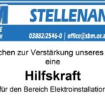 Stellenanzeige: Stadtbetriebe Mariazell –  Hilfskraft Elektroinstallation
