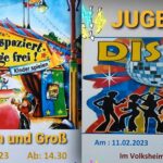 Faschingstermine: Faschingsnachmittag & Jugend-Disco im Volksheim Gußwerk