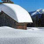 Bild der Woche: Hütte im Schnee