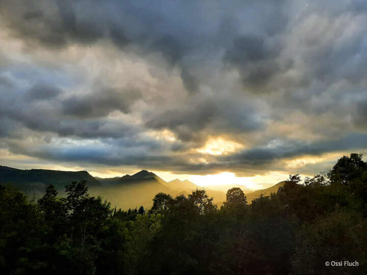 Bild der Woche: Abendstimmung Helleportweg Foto ©Ossi Fluch