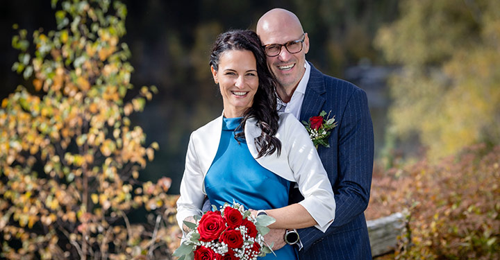 Bild der Woche: Hochzeit Nino Contini & Jasmin Gesslbauer