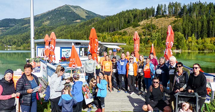 Krebsforschungslauf 2023 am Erlaufsee Foto: Werner Grirrer