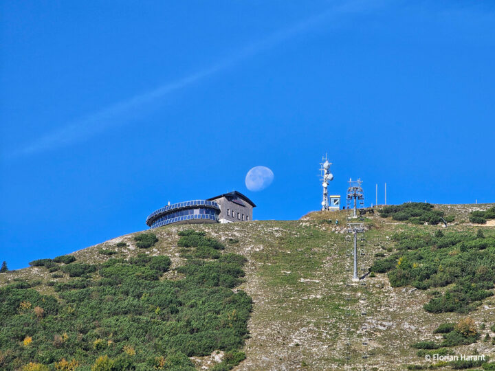 Bild der Woche: Mond hinterm Terzerhaus ©Florian Harant