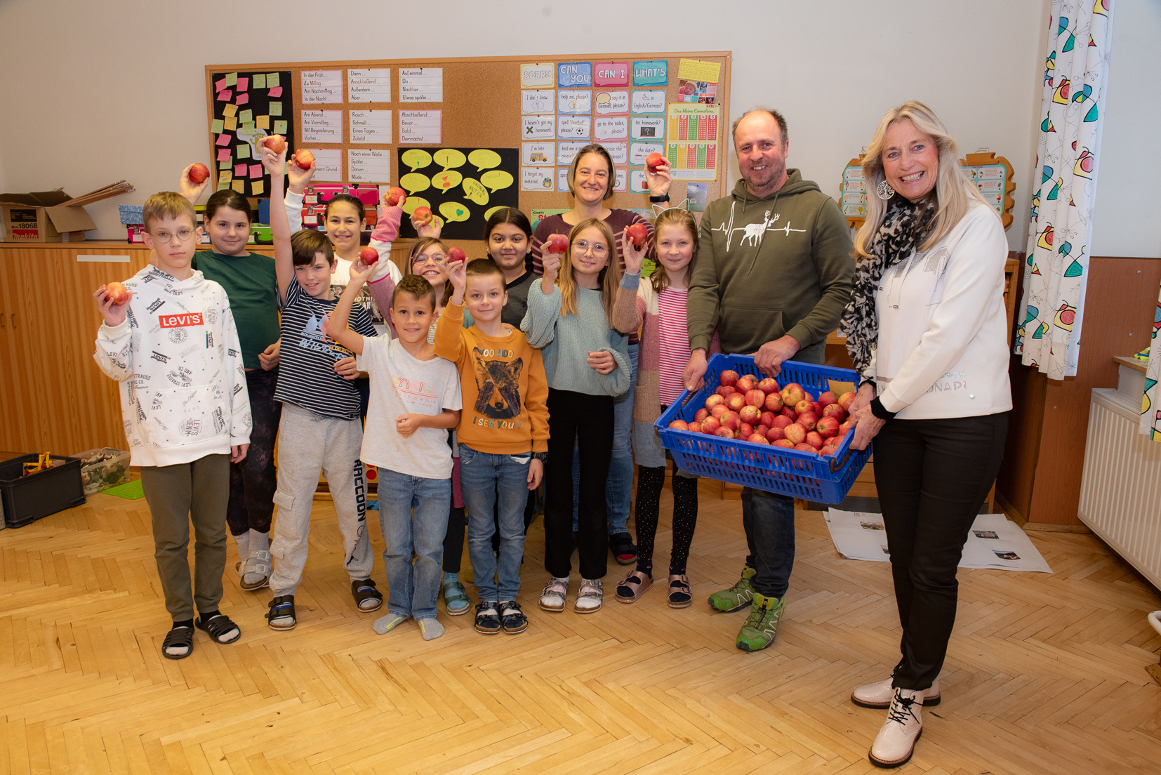 Tag des Apfels | Äpfel für Kindergärten und Schule in Mariazell ©Josef Kuss
