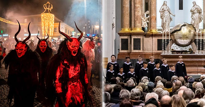 Mariazeller Advent: Eröffnungswochenende mit Konzert der Wiener Sängerknaben und Krampuslauf