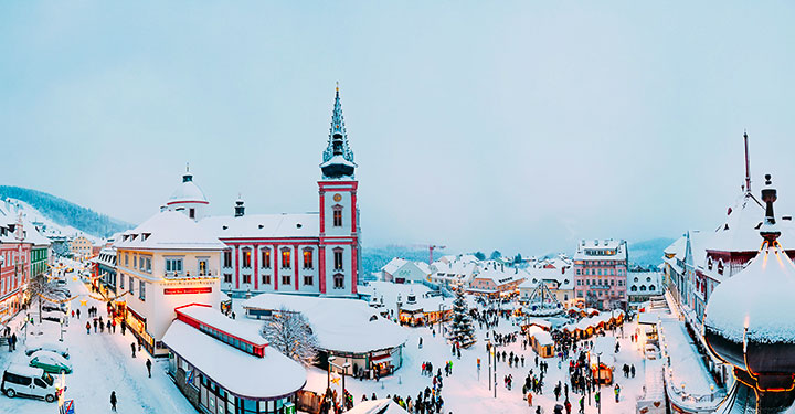 Mariazeller Advent | Adventkranzsegnung und 1. große Kerze entzündet