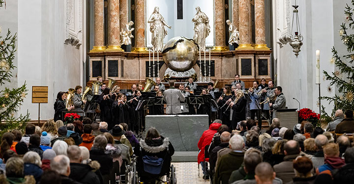 Weihnachtsblasen der Stadtkapelle Mariazell 2023 Foto ©Fred Lindmoser