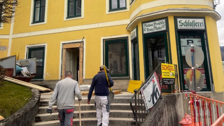 Baustelle Guertlerhaus Mariazell (c) Claudia Boyneburg